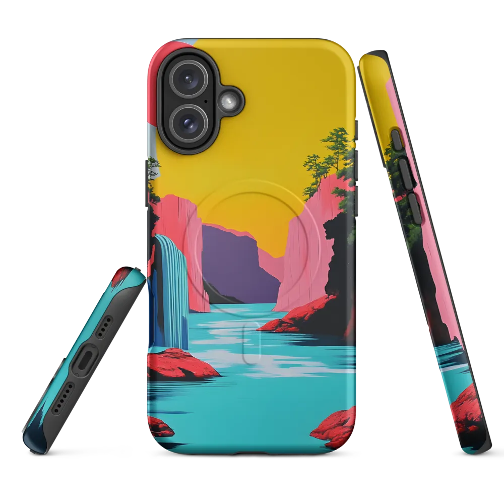Dreamscape of Pink Cliffs and Turquoise Waters