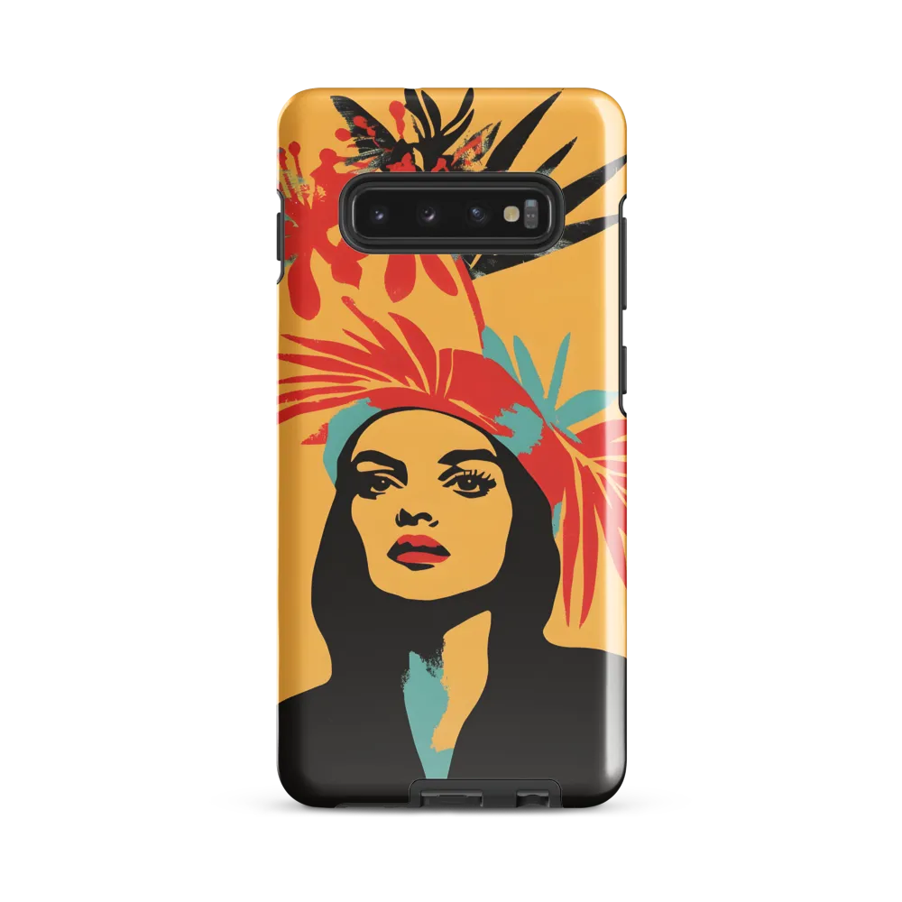 Tropical Elegance | Phone Case |  S10 Plus | Tough Case | Glossy