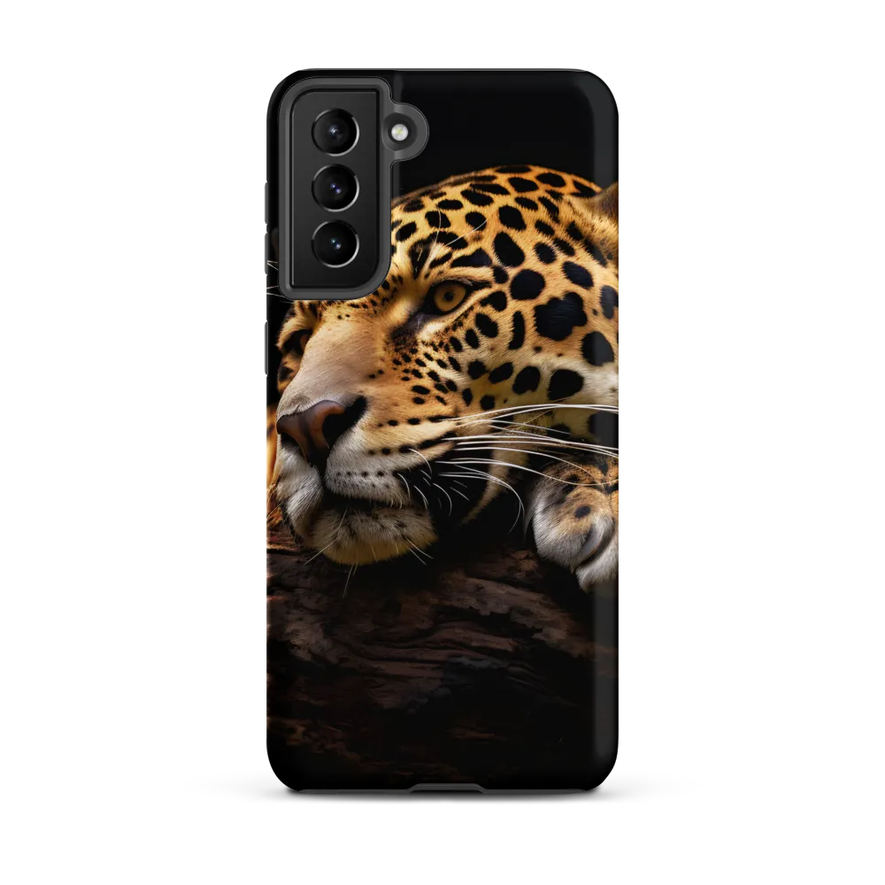 Tranquil Majesty: The Resting Leopard