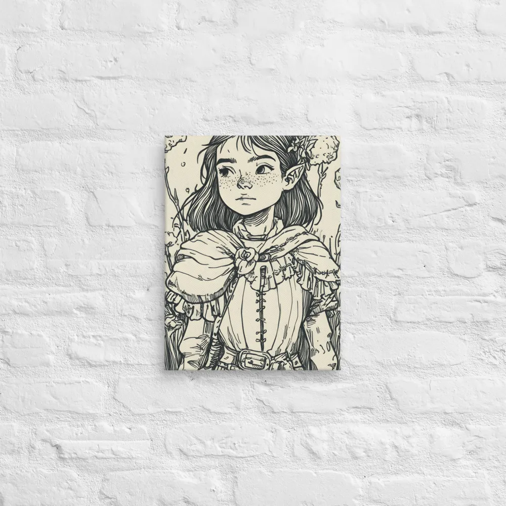 A Young Guardian of Nature | Canvas | 12″×16″