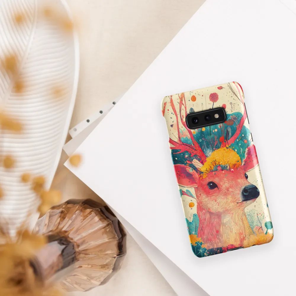 Whimsical Harmony: A Deer in Bloom