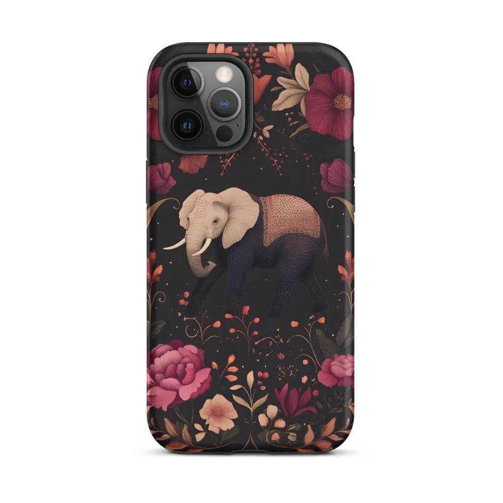 Whispers of the Wild: Elephants and Blooms