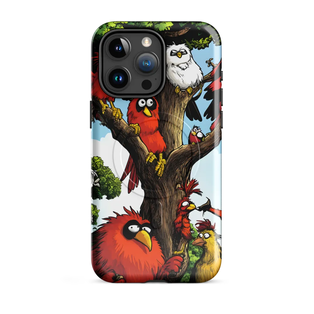 Whimsical Avian Gathering