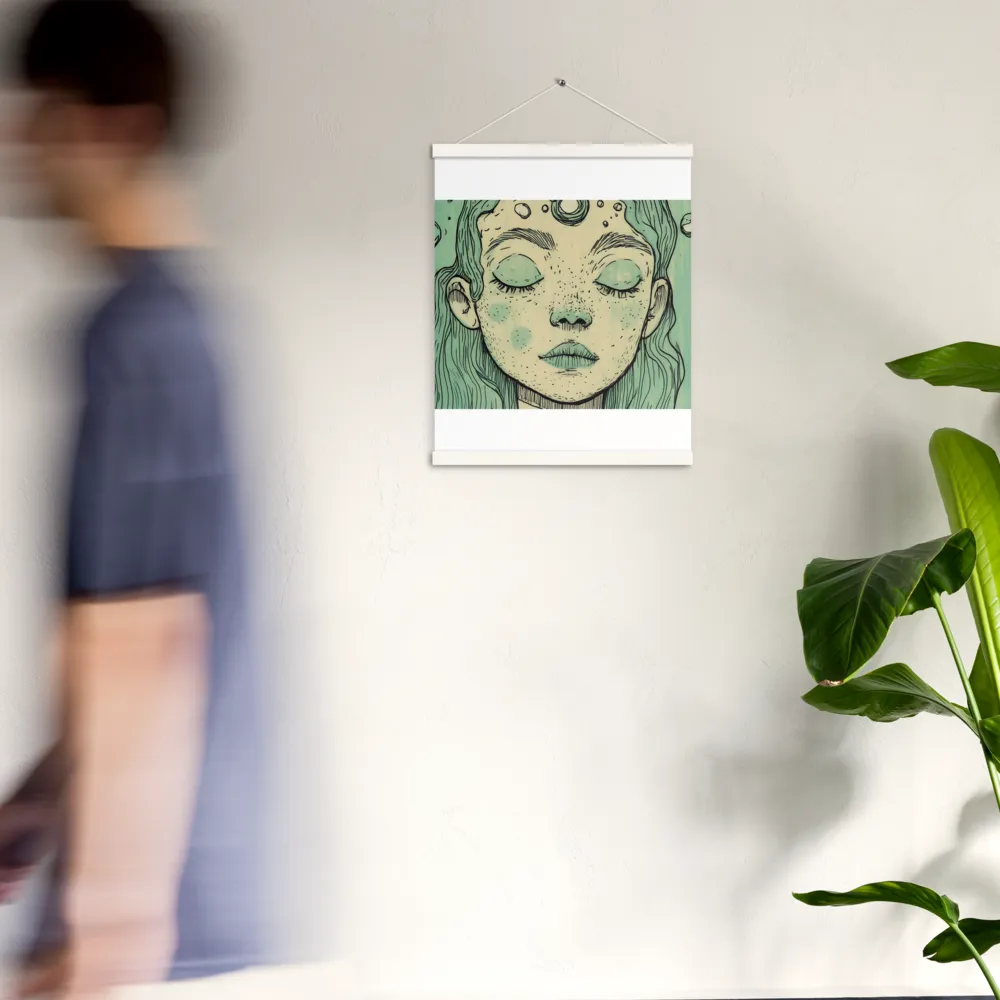 Beneath the Surface | Poster With White Wood Hanger | 16″×20″