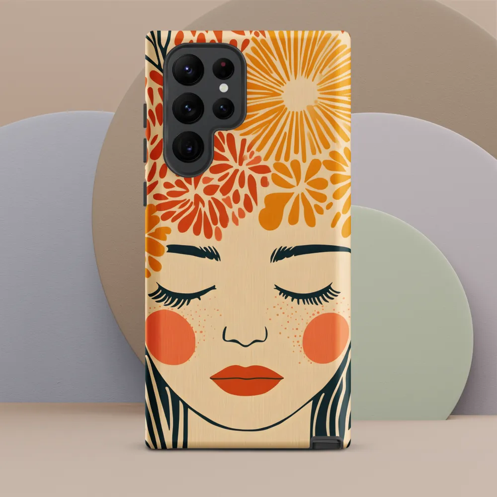 Serenity in Bloom | Phone Case |  S22 Ultra | Tough Case | Matte