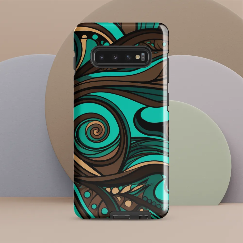 Fluctuating Currents | Phone Case |  S10 Plus | Tough Case | Glossy