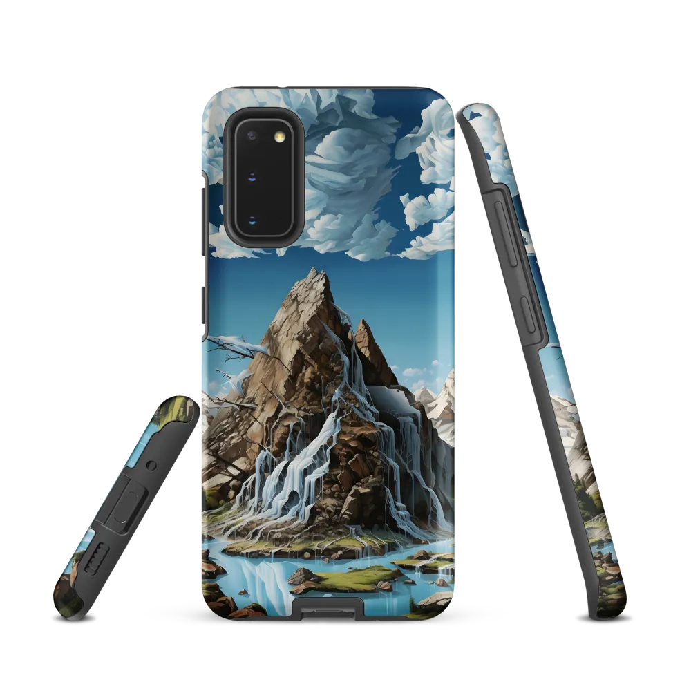 Majestic Cascade: A Mountain Masterpiece