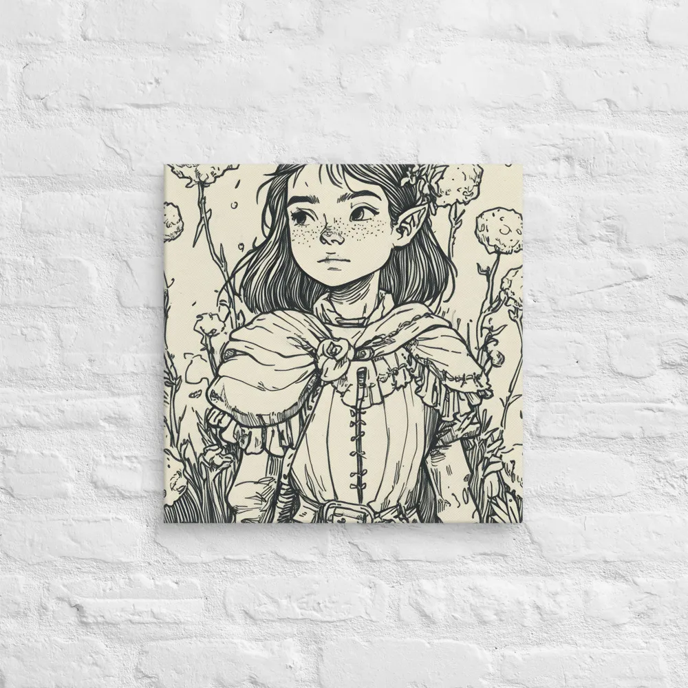 A Young Guardian of Nature | Canvas | 18″×18″