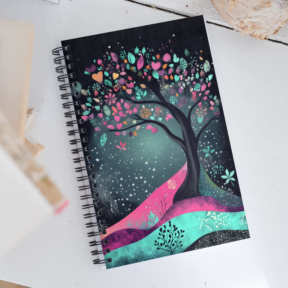 Whimsical Tree of Dreams | Spiral Notebook