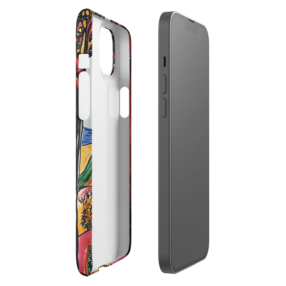 Vibrant Nature's Embrace | Phone Case |  14 Plus | Snap Case | Matte