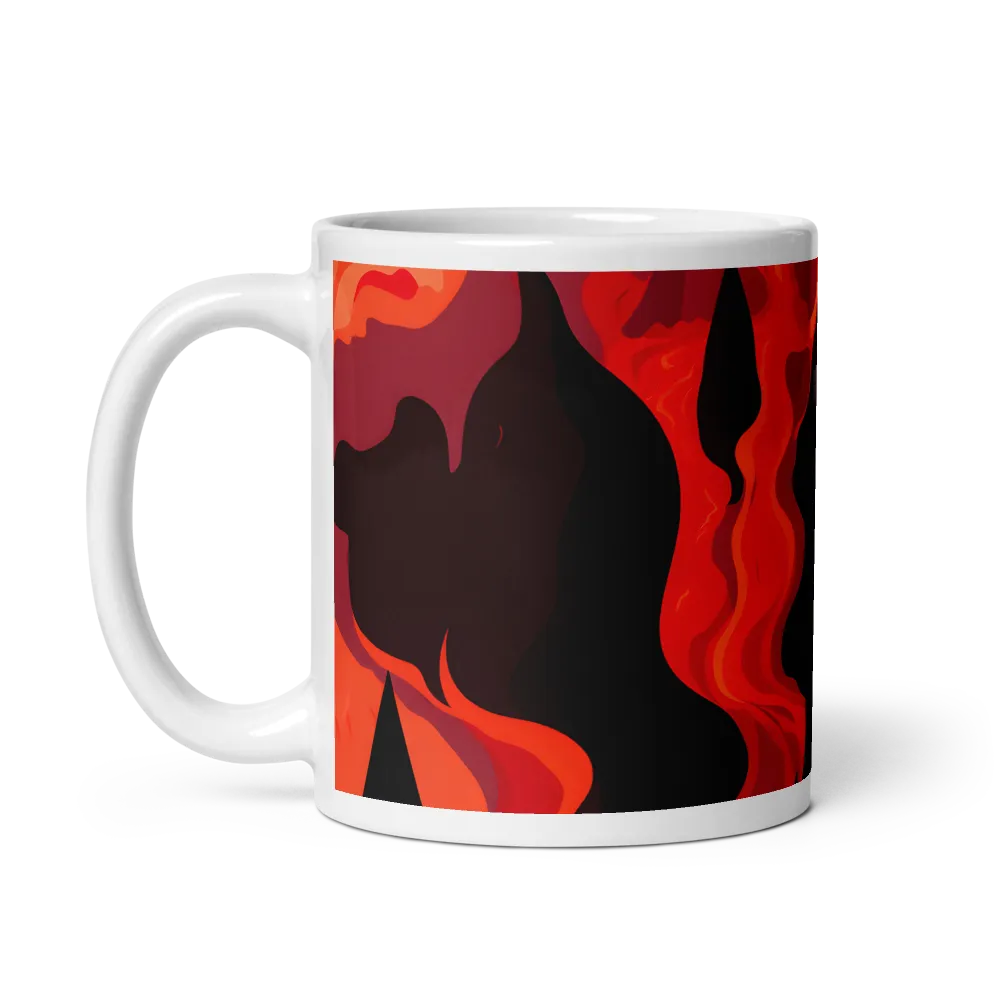 Inferno's Embrace | Mug with White inside | 11 oz