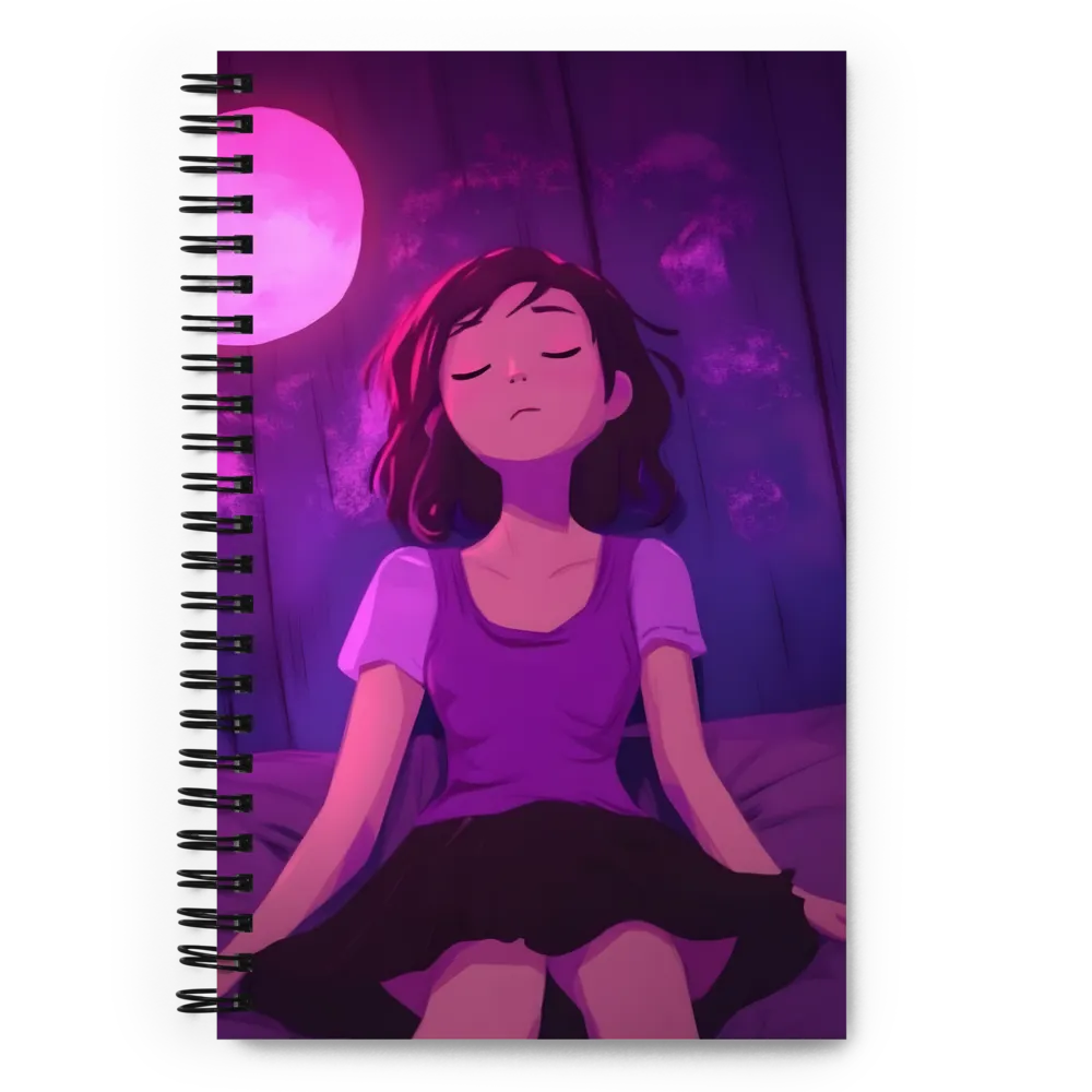 Moonlit Serenity | Spiral Notebook