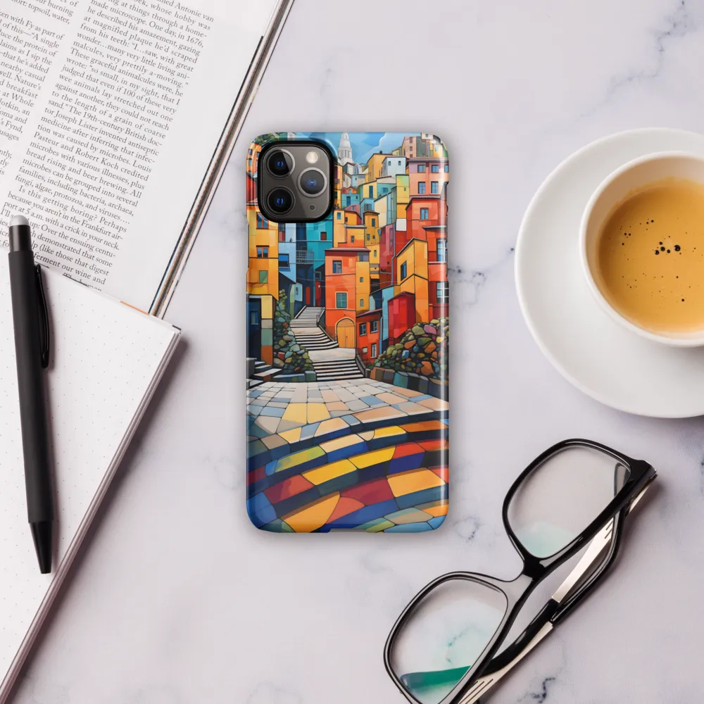 Vibrant Village: A Cubist Journey