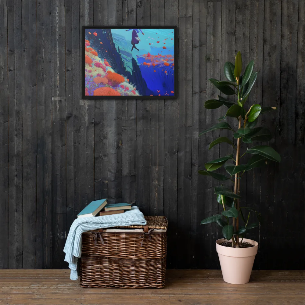 Whispers of Freedom | Canvas with Black Frame | 18″×24″