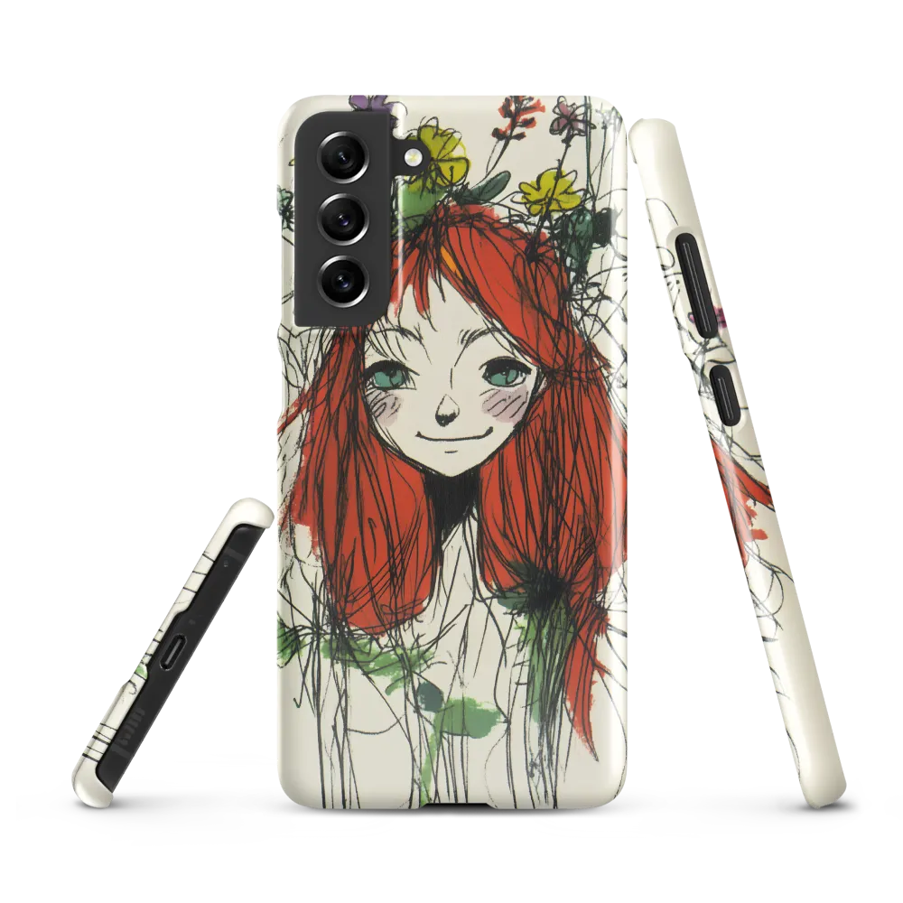 Whimsical Floral Portrait