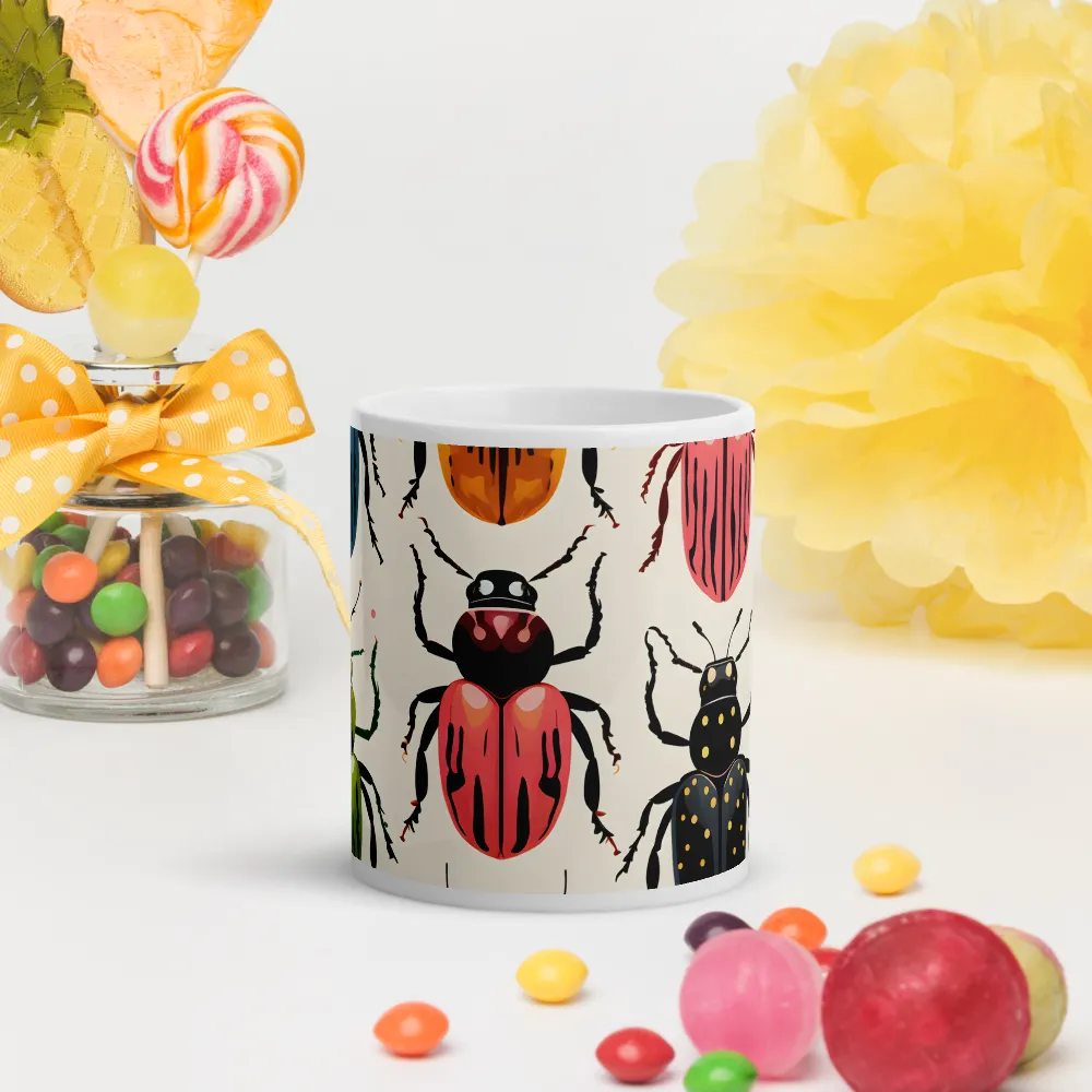 Beetle Mosaic: A Colorful Exploration of Insects | Mugs | Multiple Sizes & Colors