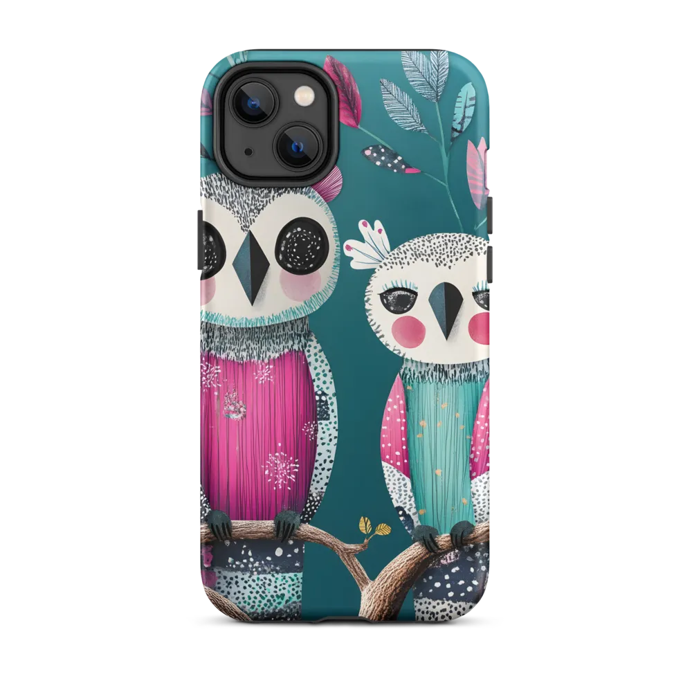 Whimsical Duo: A Celebration of Nature and Color