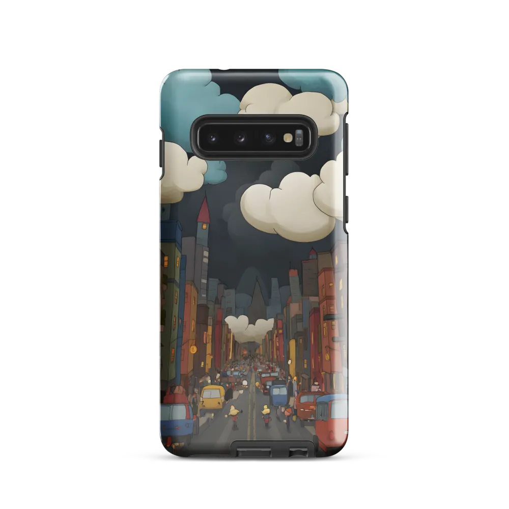 Urban Symphony: A City Awakens at Dusk | Phone Case |  S10 | Tough Case | Glossy