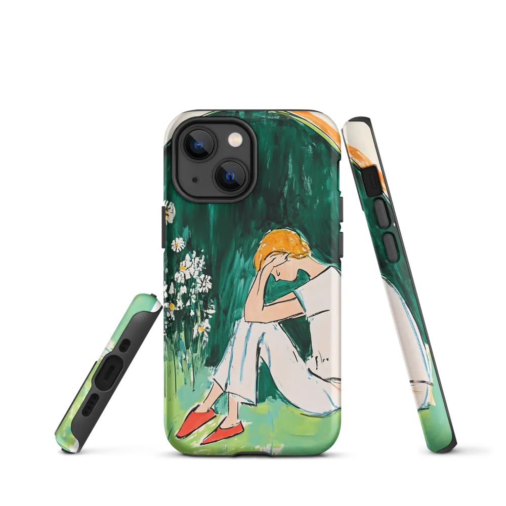 Silent Sorrow | Phone Case |  13 mini | Tough Case | Matte