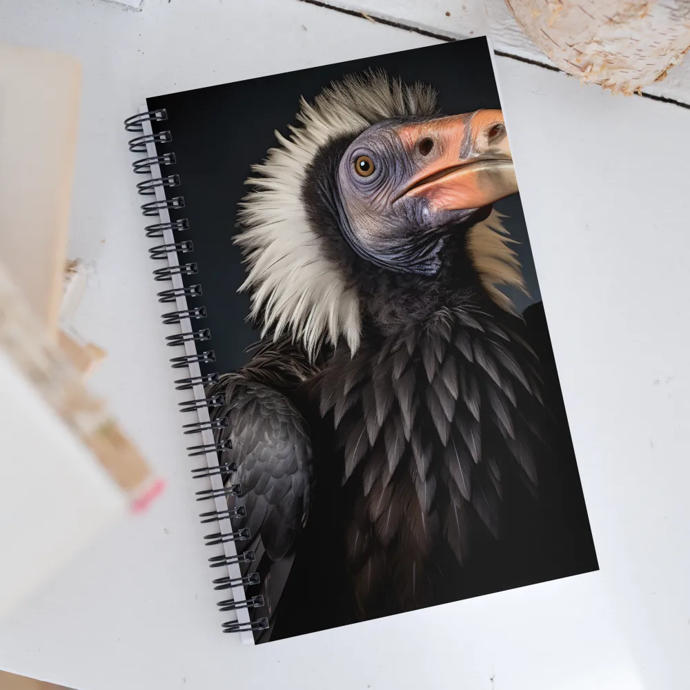 Majestic Vulture Portrait | Spiral Notebook