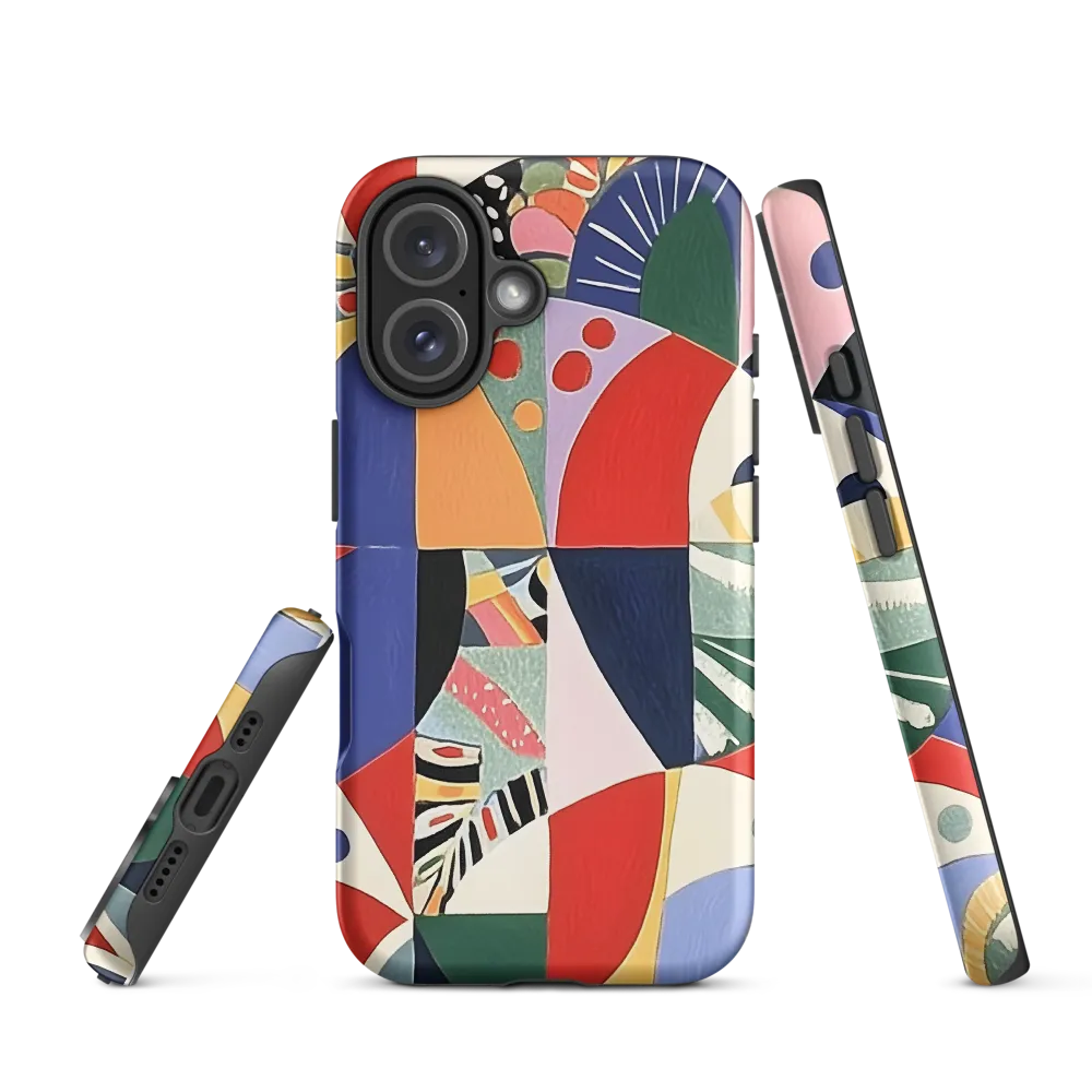 Dynamic Mosaic Symmetry | Phone Case |  16 | Tough Case | Matte