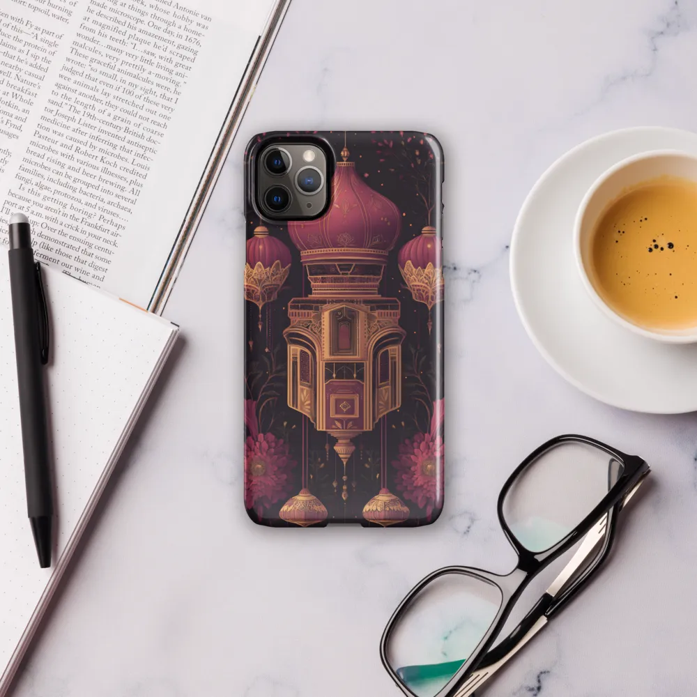 Ornate Harmony: A Digital Floral Architecture | Phone Case |  11 Pro Max | Snap Case | Glossy