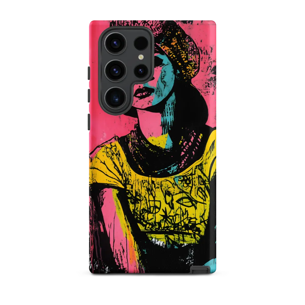 Urban Elegance: A Graffiti Portrait