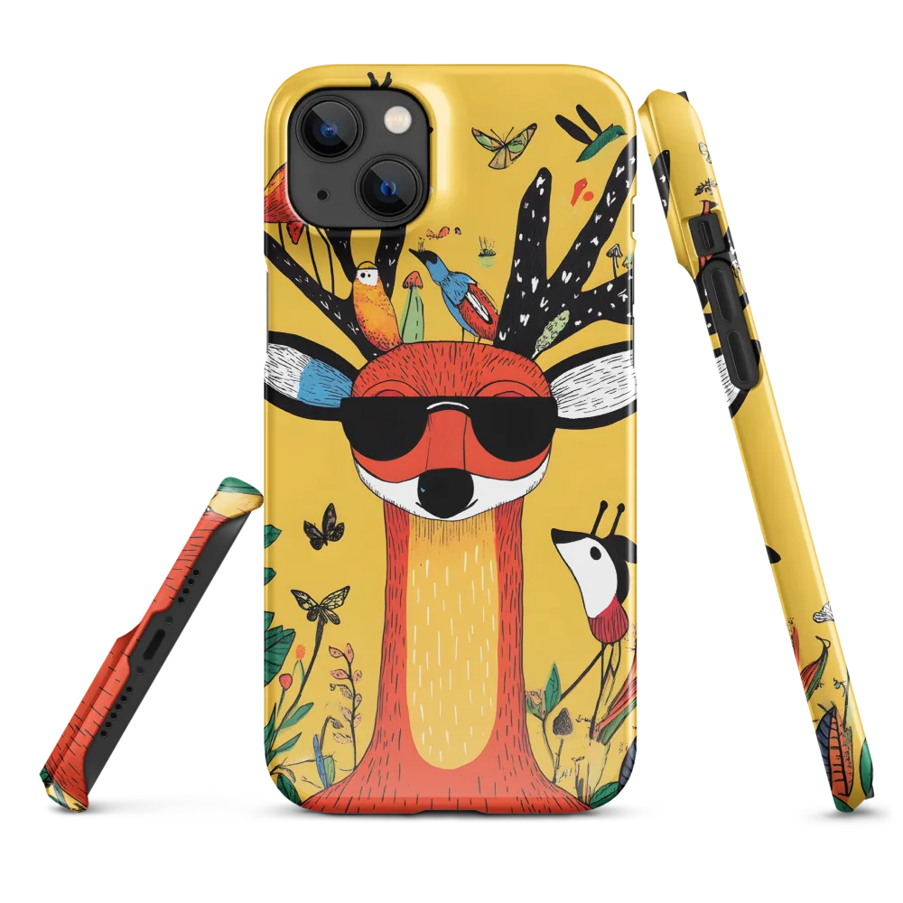 Playful Deer with Sunglasses