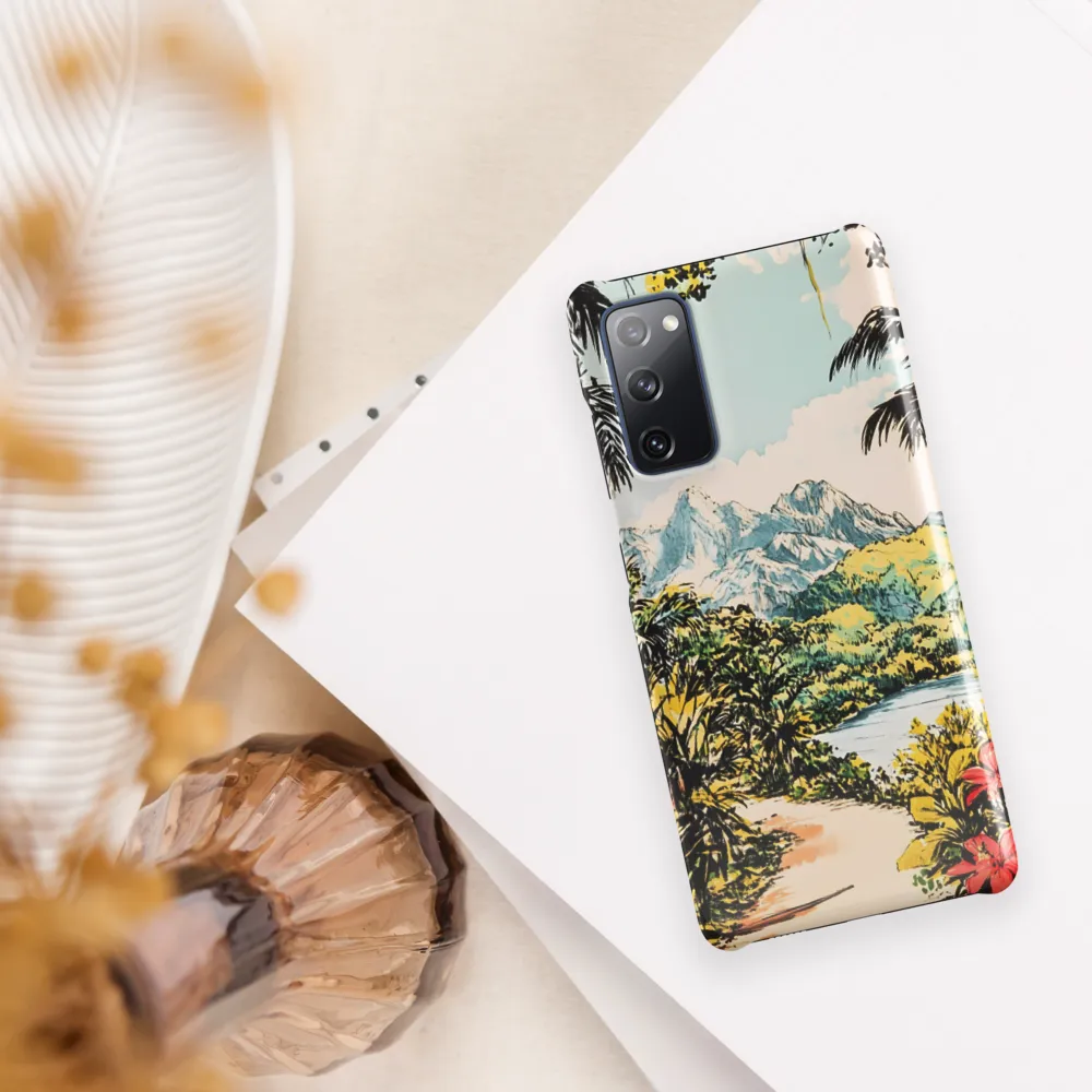 Tropical Serenity | Phone Case |  S20 FE | Snap Case | Glossy