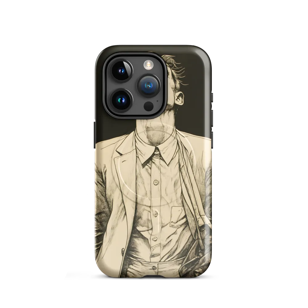 Desperate Gaze | Phone Case |  15 Pro | MagSafe® Tough Case | Glossy