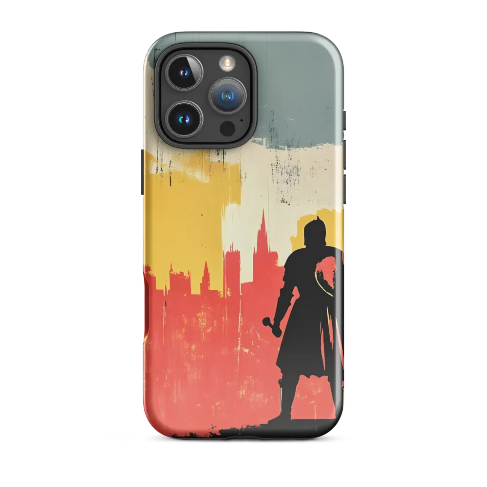 Hero in the Urban Dawn | Phone Case |  16 Pro Max | Tough Case | Glossy