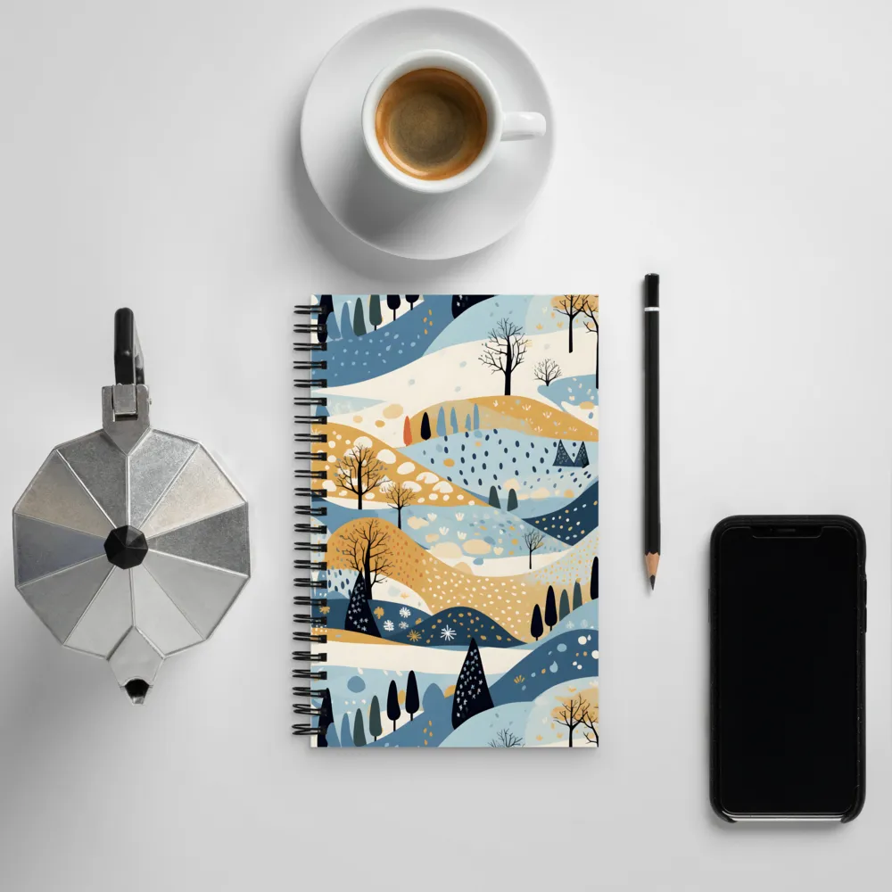 Whispers of a Playful Landscape | Spiral Notebook