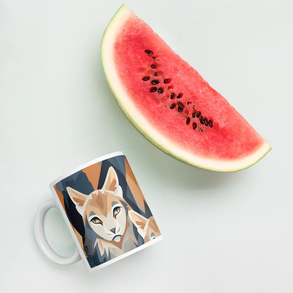 Elegance in Geometry: The Foxes | Mugs | Multiple Sizes & Colors