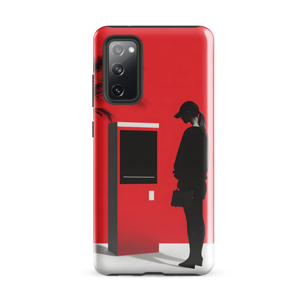 Contemplation in Red | Phone Case |  S20 FE | Tough Case | Glossy