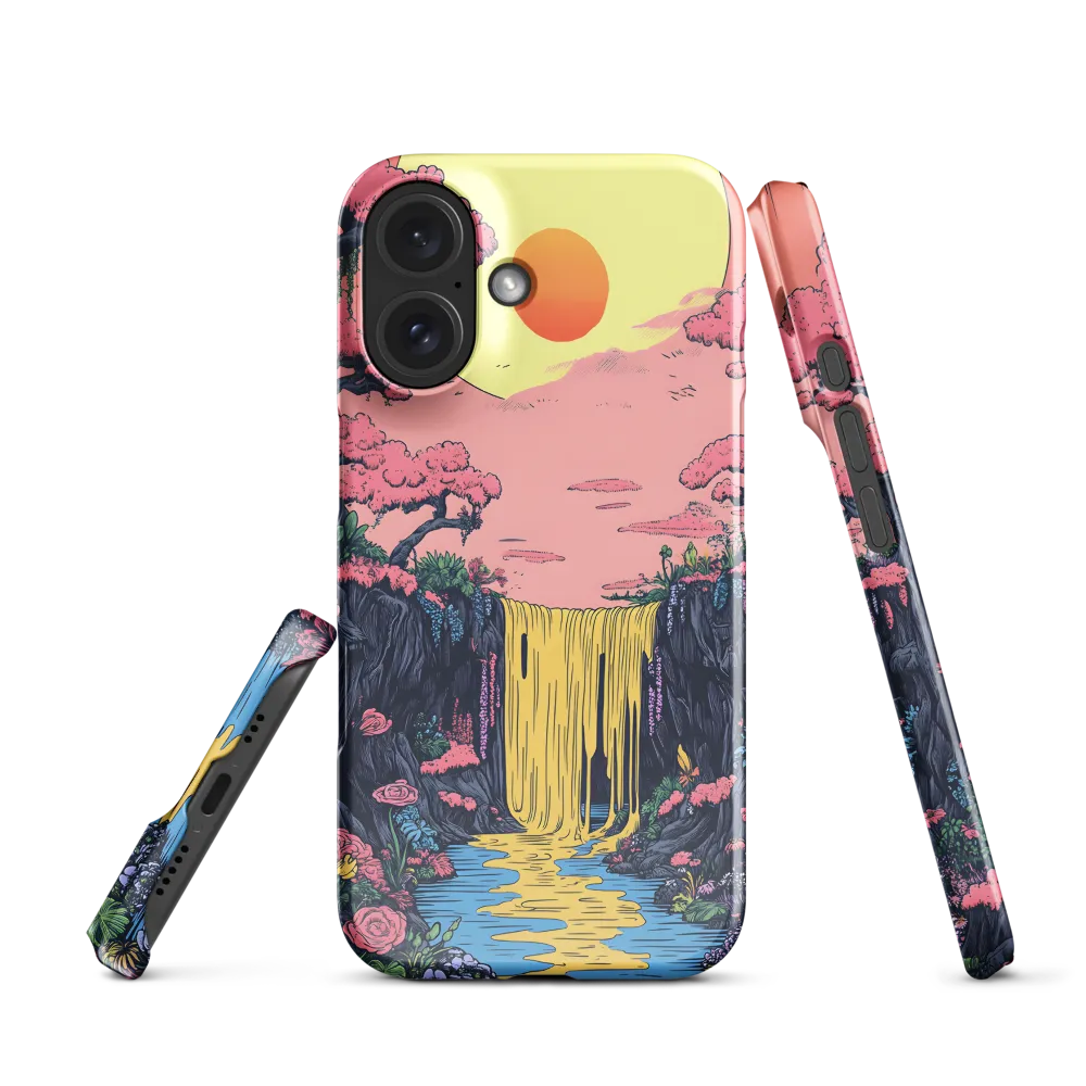 Ethereal Cascade of Blossoms | Phone Case |  16 | Snap Case | Glossy