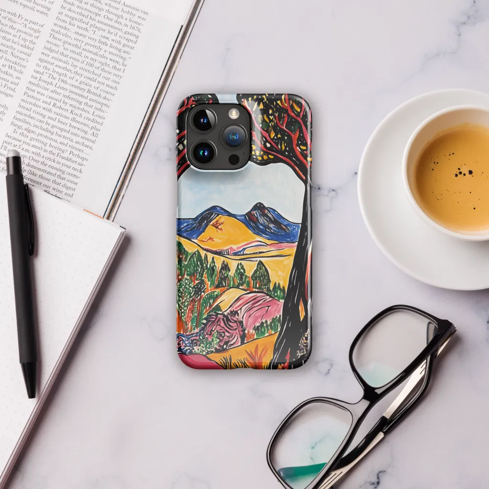 Vibrant Nature's Embrace | Phone Case |  15 Pro Max | Snap Case | Glossy