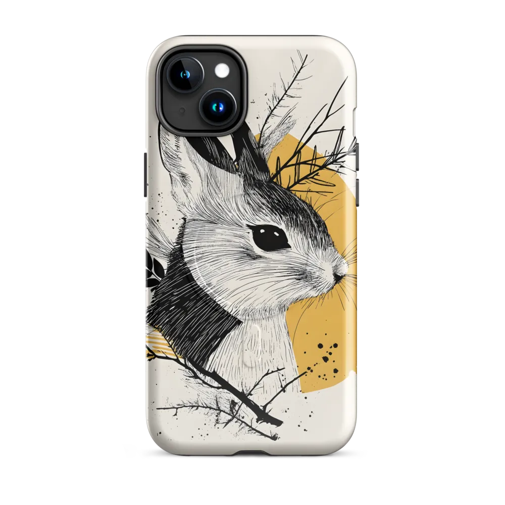 Ethereal Rabbit: A Study in Line Art