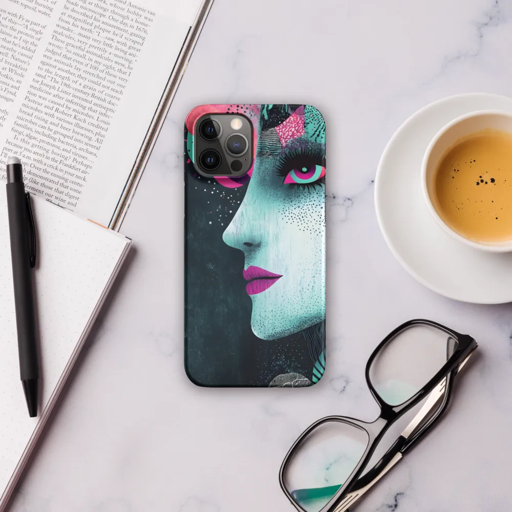 Mystical Beauty in Blue and Pink | Phone Case |  12 Pro Max | Snap Case | Matte