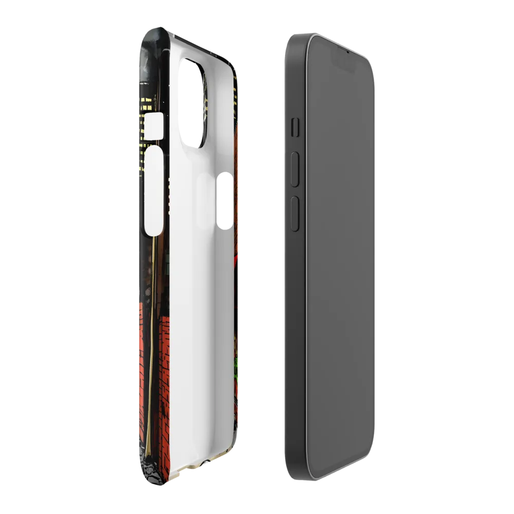 Nocturnal Cityscape: The Hidden Alley | Phone Case |  14 | Snap Case | Glossy
