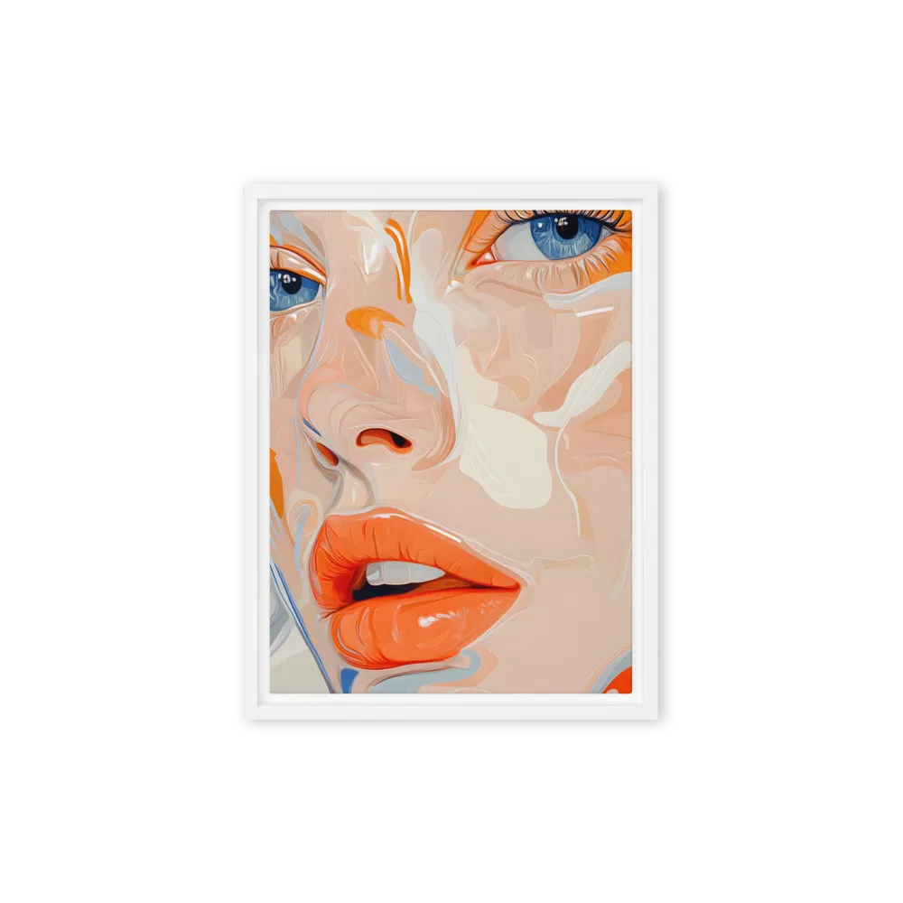 Ethereal Expressions | Canvas with White Frame | 9″×12″