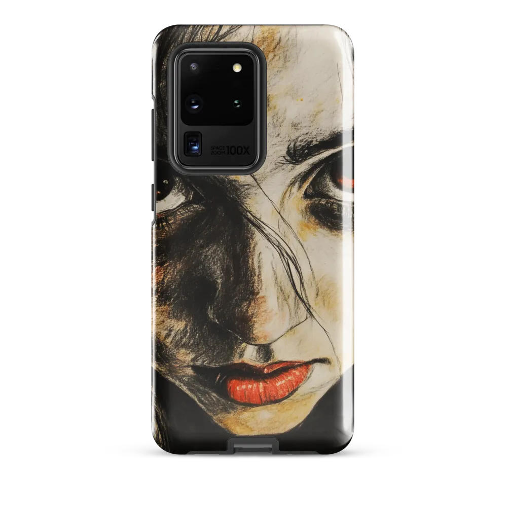 Gaze of Intensity | Phone Case |  S20 Ultra | Tough Case | Glossy