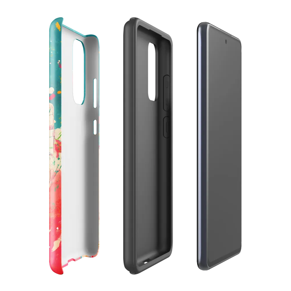 Cosmic Explorer: An Astronaut's Journey | Phone Case |  S20 FE | Tough Case | Glossy