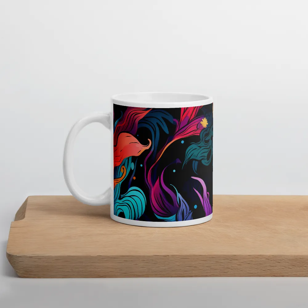 Floral Symphony | Mug with White inside | 11 oz