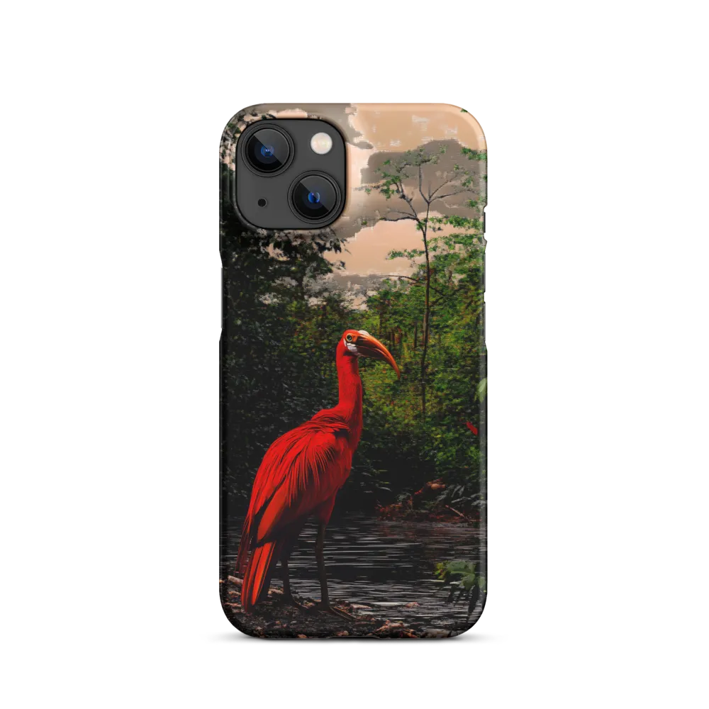 Enigmatic Elegance: The Scarlet Observer
