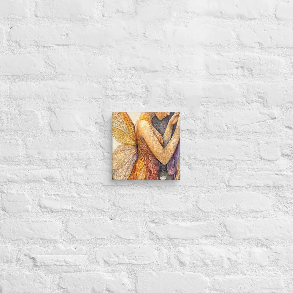 Whispers of the Frosted Meadow | Canvas | 8″×8″