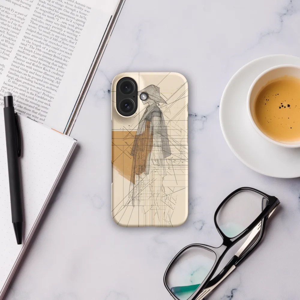 Abstract Profile: A Minimalist Exploration | Phone Case |  16 | Snap Case | Matte