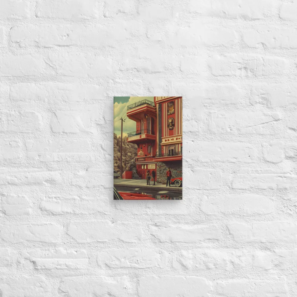 Retro Urban Dreamscape | Canvas | 8″×12″