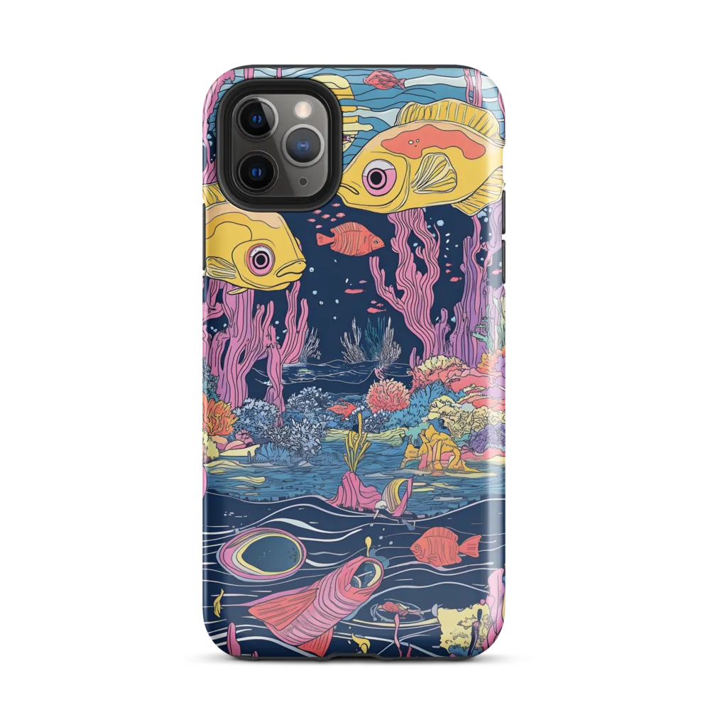 Underwater Dreamscape: A Playful Encounter | Phone Case |  11 Pro Max | Tough Case | Glossy