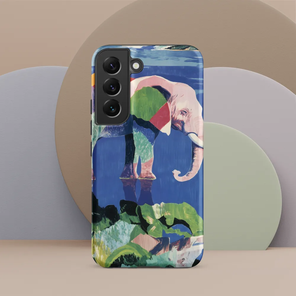 Serenity in Color: The Elephants of Reflection
