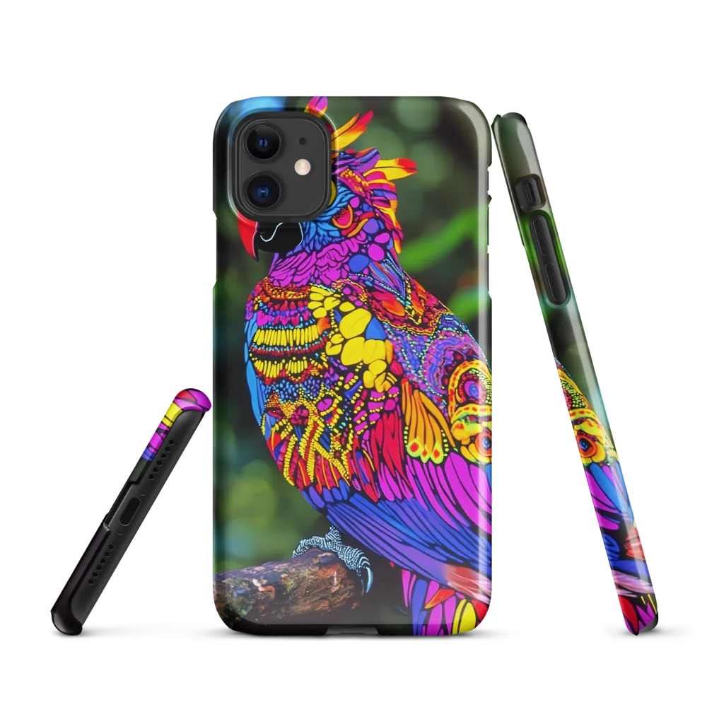 Vibrant Psychedelic Parrot